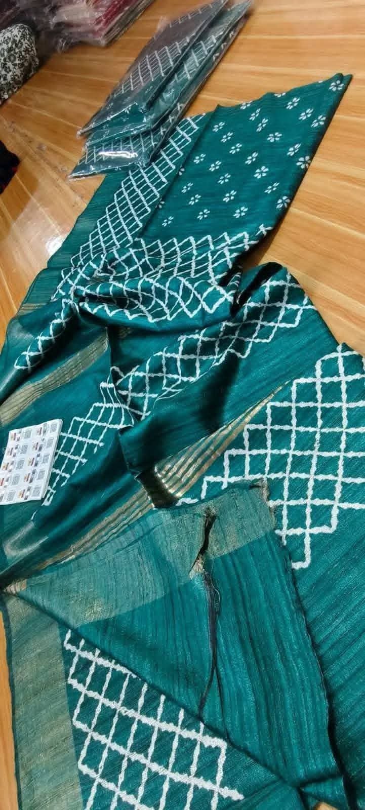 Pure Tussar Ghicha silk